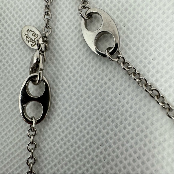 Cookie Lee Silver Tone Long Necklace. - Picture 5 of 7